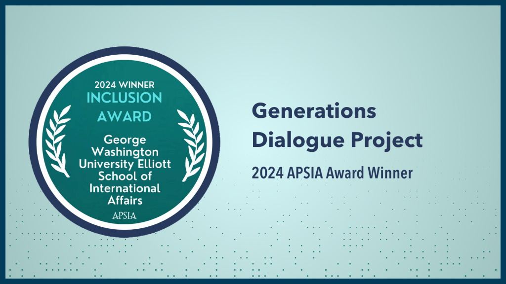2024 APSIA Inclusion Award Winner