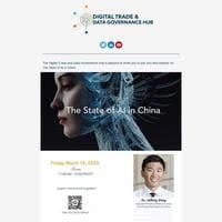The State of AI in China March 10 Webinar