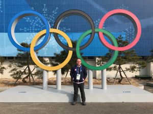 David Solomon at the Pyeong Chang Winter Olympic Games