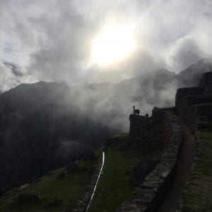 Machu Picchu Sunrise submitted by Lauren Bell, B.A.'19