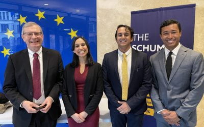 Students Place Second at Schuman Challenge