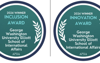 Elliott School Wins Prestigious Awards for Innovation and Inclusion