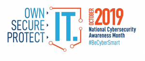 Logo for National Cybersecurity Awareness Month