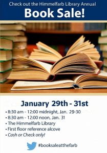 Himmelfarb Annual Book Sale poster