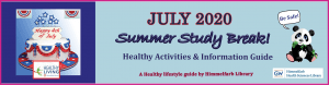 July Study Break Calendar