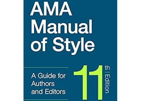 Cover of the 11th edition of the AMA Manual of Style