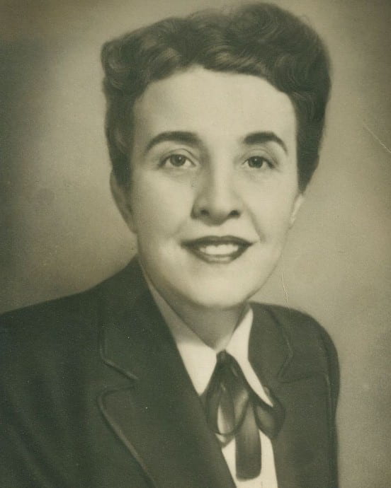 Picture of Gisella Perl as a young medical student.