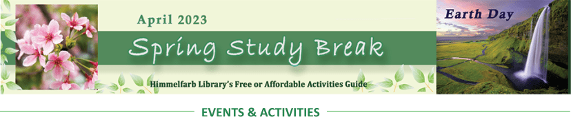 April Study Break Banner