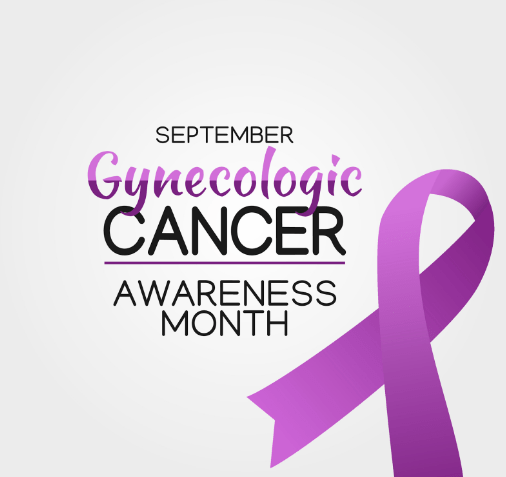 September Gynecologic Cancer Awareness Month (Purple ribbon)