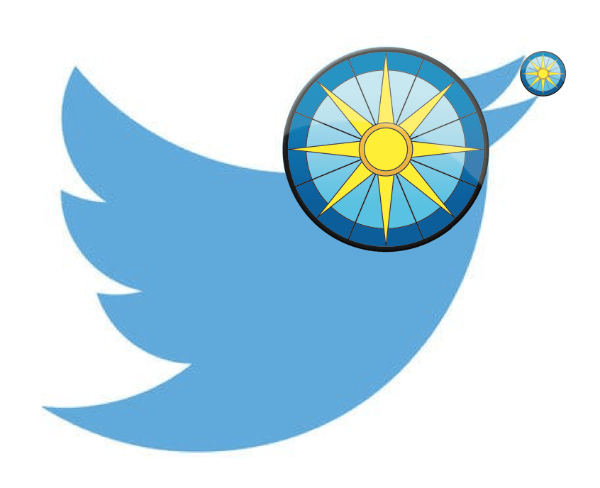 The UHP logo overlaid on the Twitter logo