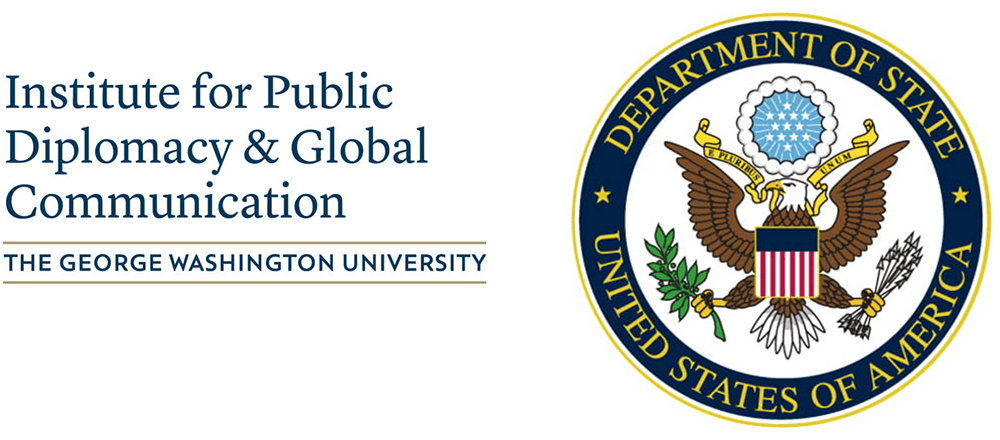 Side-by-side logos for IPDGC and US State Department