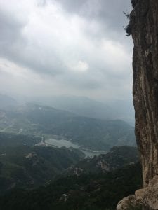 natural scenery from mountaintop in China
