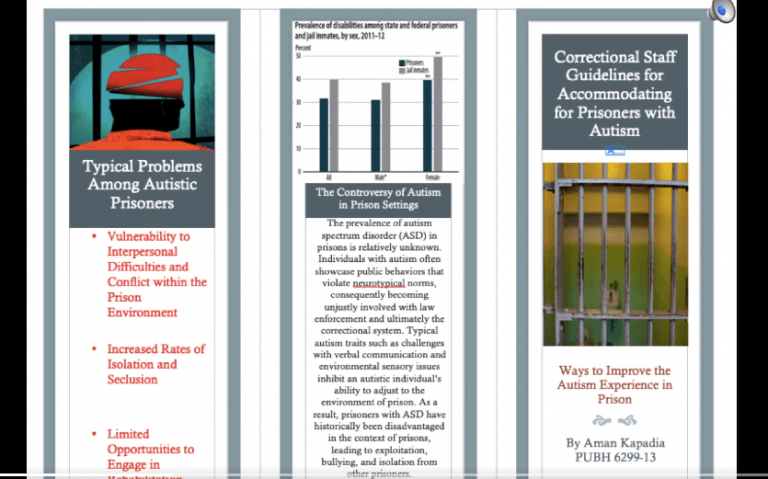 PUBH 6299: Typical Problems Among Autistic Prisoners, Kapadia