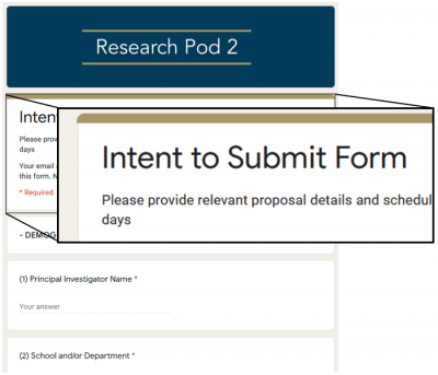 Intent to Submit Form